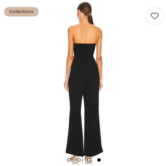 Rebecca Bustier Jumpsuit in Black - Sz. 2 - Picture 2 of 4
